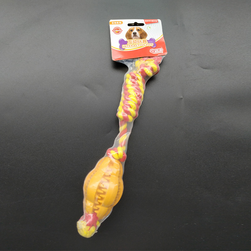 红脚丫橡胶宠物玩具狗狗互动橄榄球磨牙用品现货一个发货宠物狗